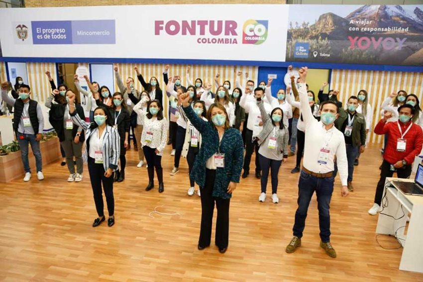 Después de un año de pandemia, los agentes del sector turismo se reencontraron con optimismo en la Vitrina Turística de Anato, demostrando su resiliencia y capacidad de reinvención", ministra Lombana
